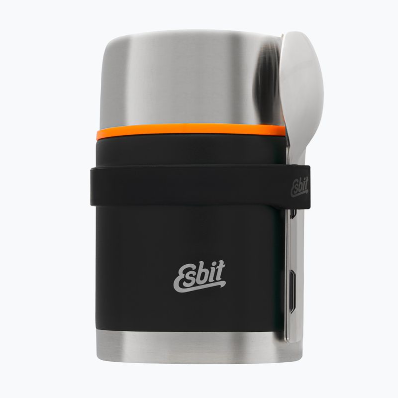 Lebensmittel-Thermobehälter mit Besteck Esbit Stainless Steel Food Jug 750 ml black 2
