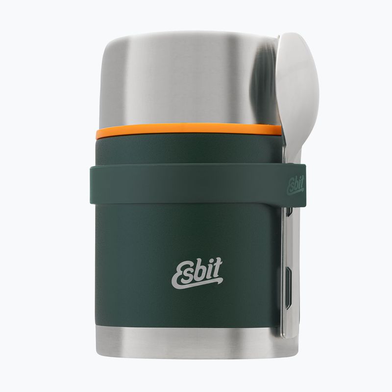 Lebensmittel-Thermobehälter mit Besteck Esbit Stainless Steel Food Jug 750 ml forest green 2