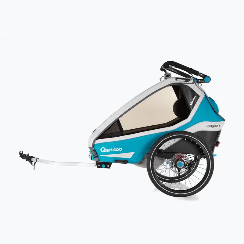 Qeridoo Kidgoo 1 Sport Einradanhänger blau Q8S-20-P 3