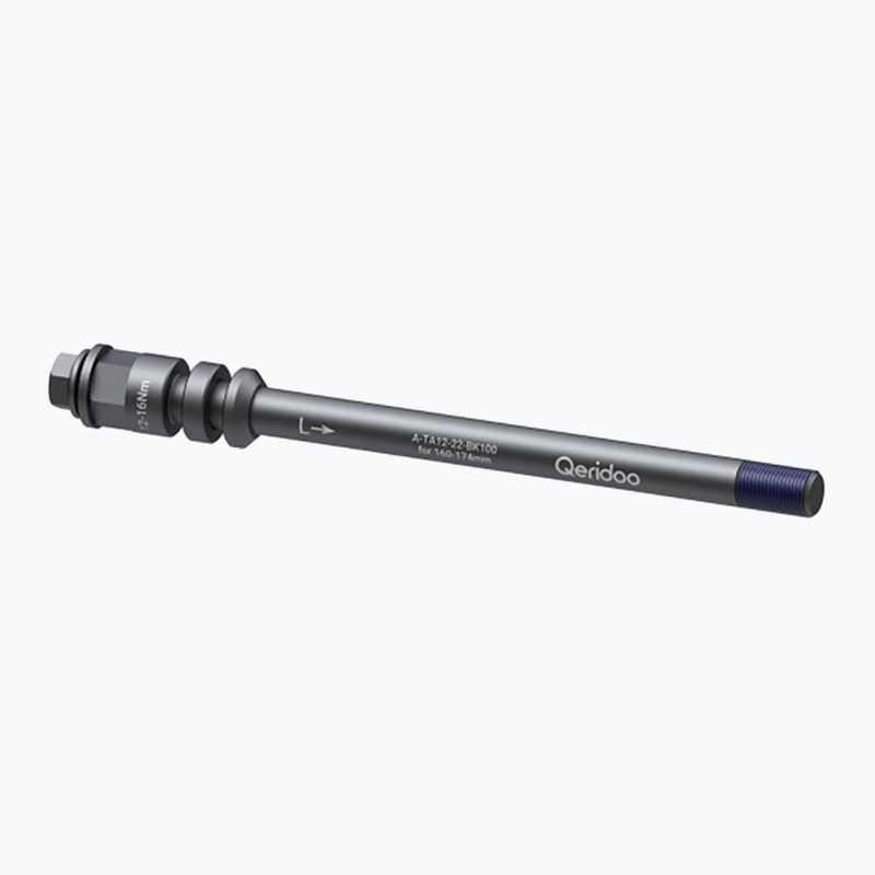 Adapter für Qeridoo Anhänger M12x1.0mm Starrachse silber