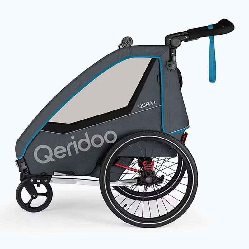 Fahrrad Anhänger Qeridoo Qupa 1 blue 2