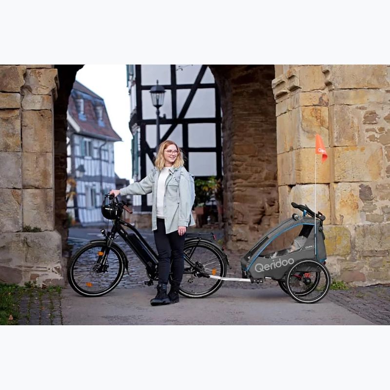 Fahrrad Anhänger Qeridoo Qupa 1 blue 7