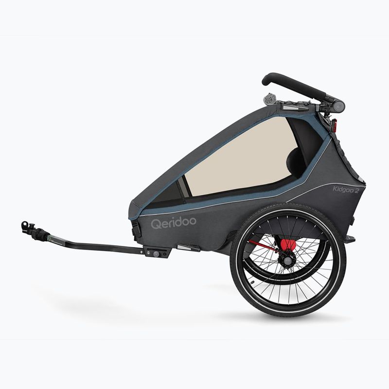 Qeridoo Kidgoo 2 Fahrradanhänger dunkel navy/blau