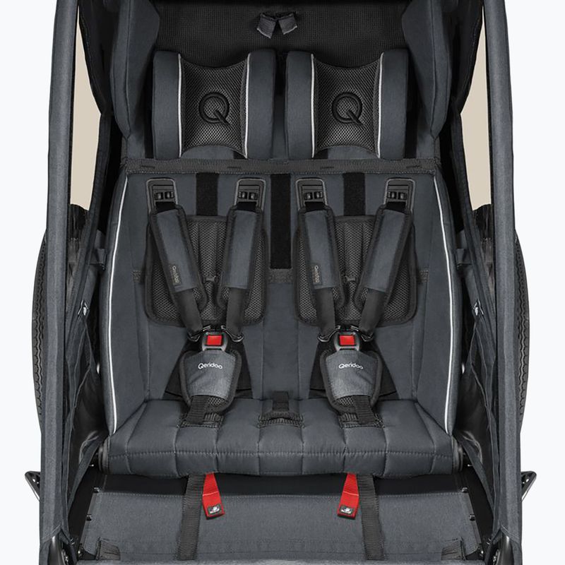 Qeridoo Kidgoo 2 Fahrradanhänger dunkel navy/blau 7