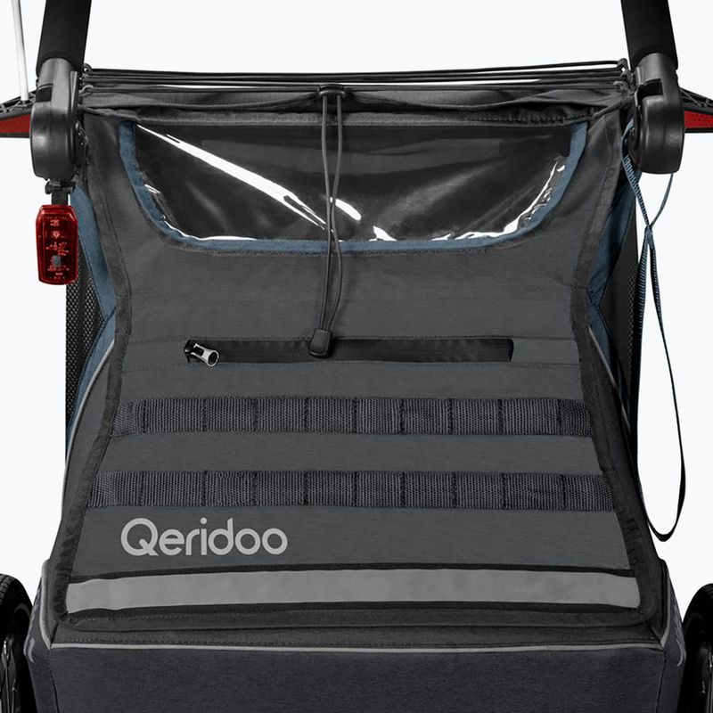 Qeridoo Kidgoo 2 Fahrradanhänger dunkel navy/blau 6