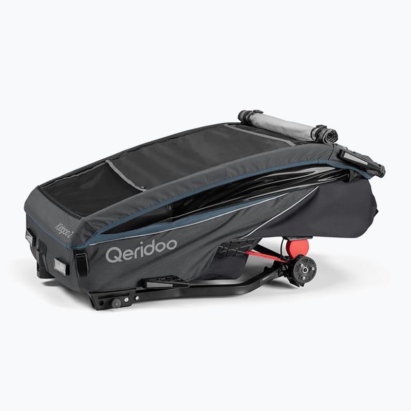 Qeridoo Kidgoo 2 Fahrradanhänger dunkel navy/blau 2