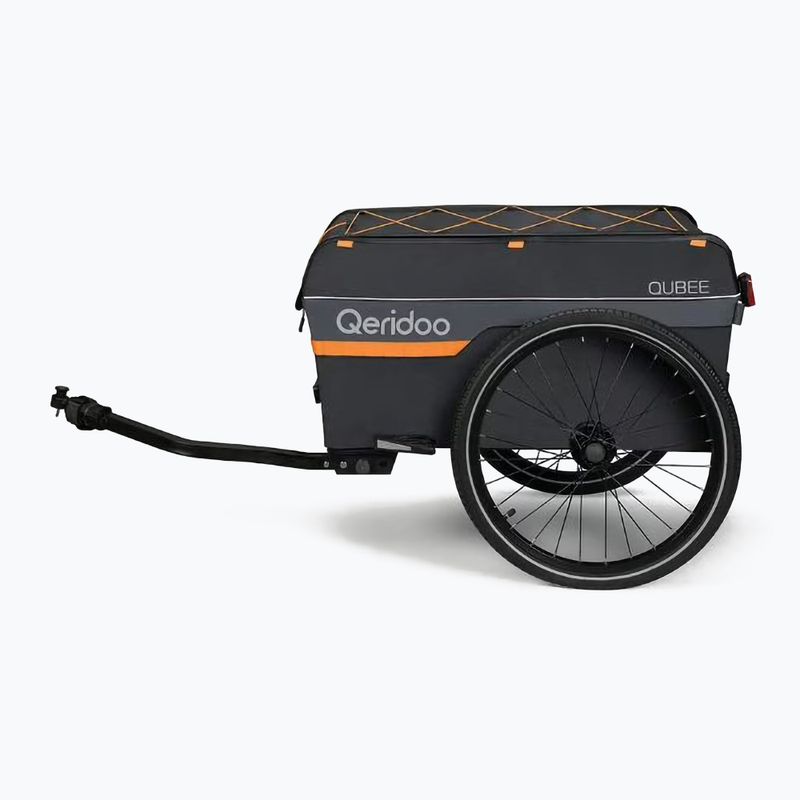 Qeridoo Fahrradanhänger Qubee grau 2