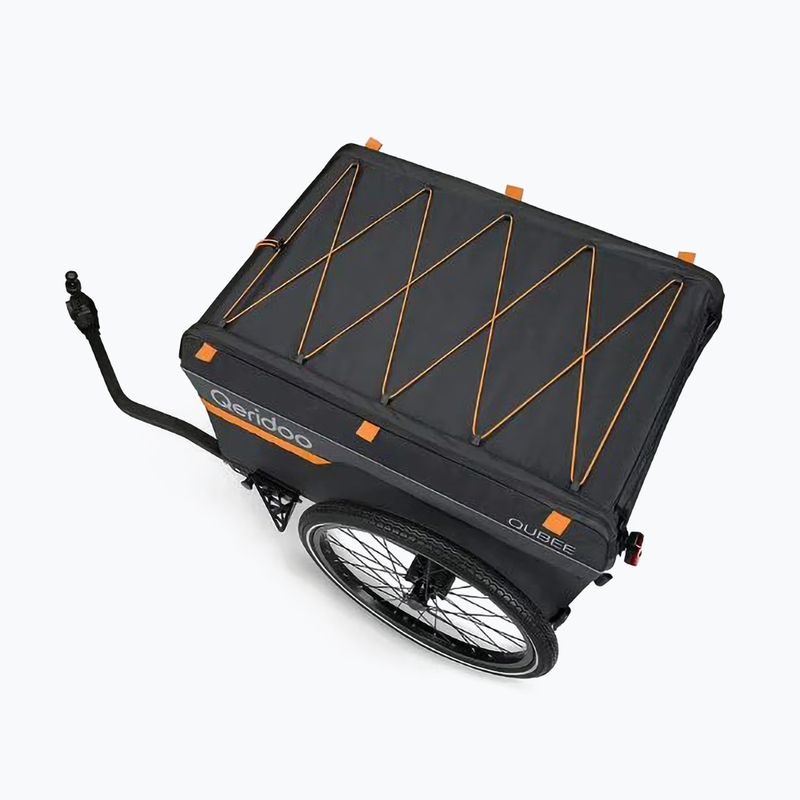 Qeridoo Fahrradanhänger Qubee grau 4