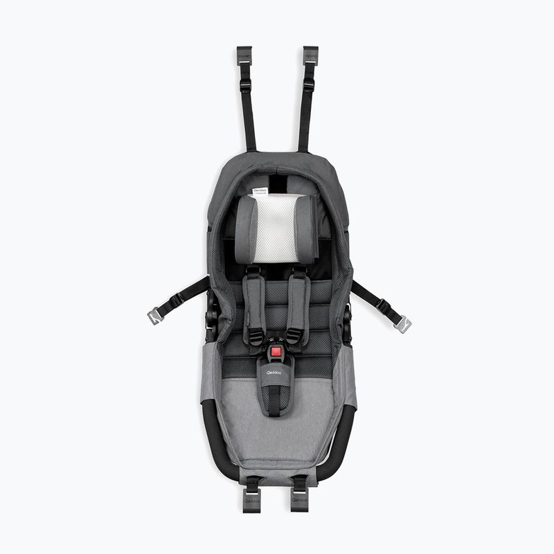 Kindersitz für Anhänger Qeridoo Baby Hammock LTD grey 2