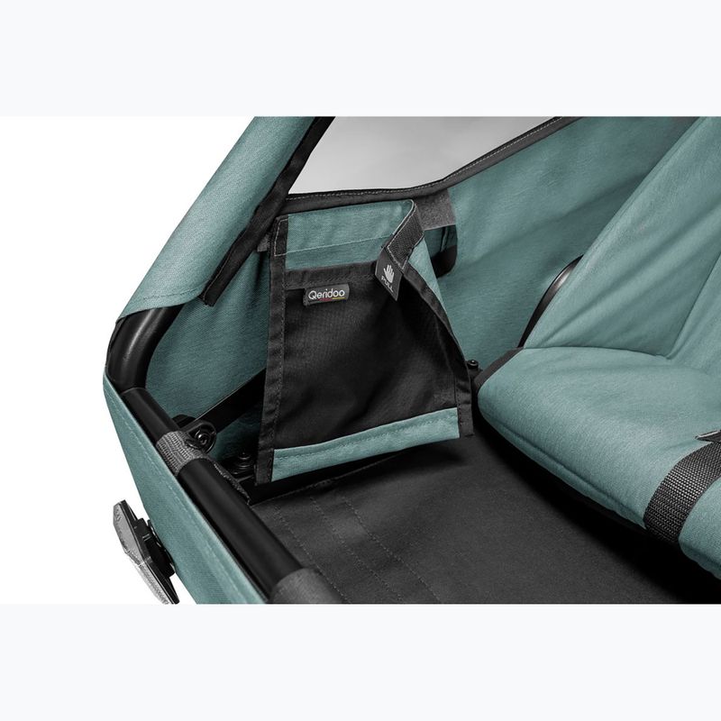 Fahrradanhänger Qeridoo Qupa 1 mineral blue 10