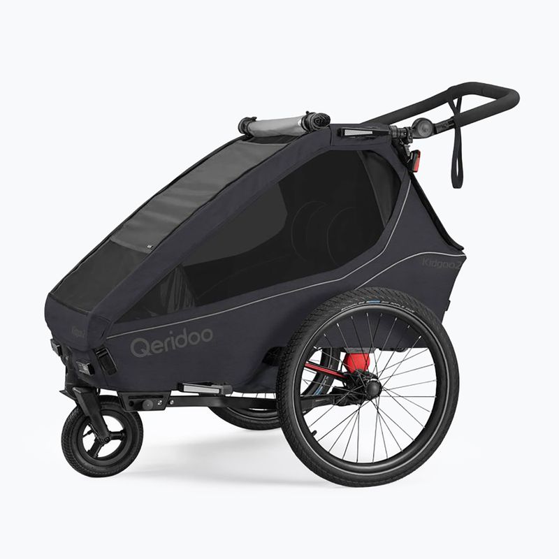 Fahrradanhänger Qeridoo Kidgoo 2 phantom grey