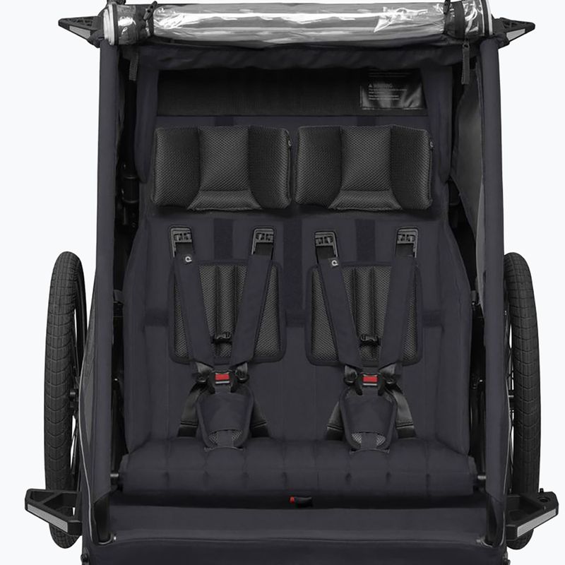 Fahrradanhänger Qeridoo Kidgoo 2 phantom grey 5