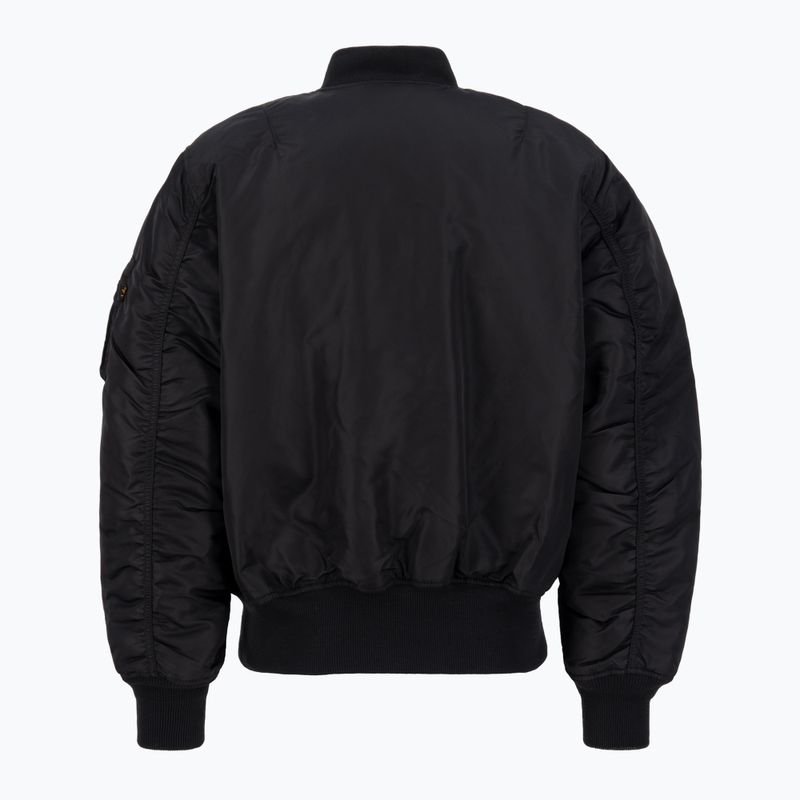 Alpha Industries MA-1 Heritage schwarz Herrenjacke 2