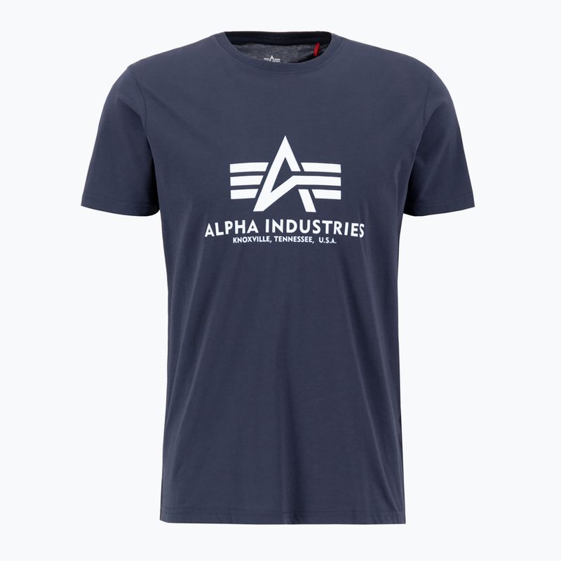 Alpha Industries Herren Basic navy T-shirt