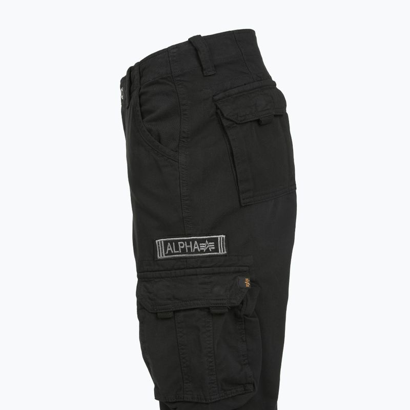 Alpha Industries Herrenhose Jet schwarz 4