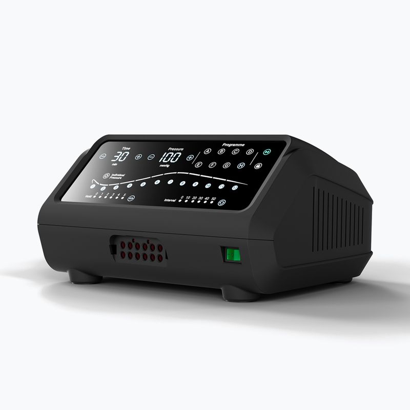 Manschetten für die Lymphdrainage REBOOTS One Pro Recovery Pants 2.0 2025 Edition black/white/green 2