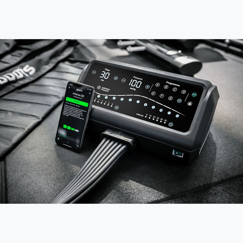 Manschetten für die Lymphdrainage REBOOTS One Pro Recovery Pants 2.0 2025 Edition black/white/green 6