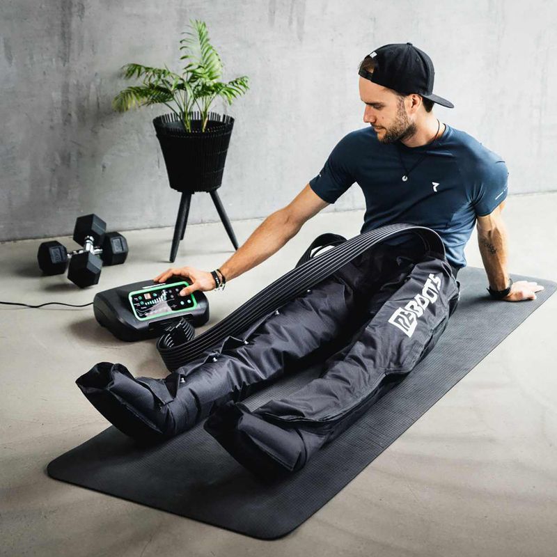 Manschetten für die Lymphdrainage REBOOTS One black/white/green 3