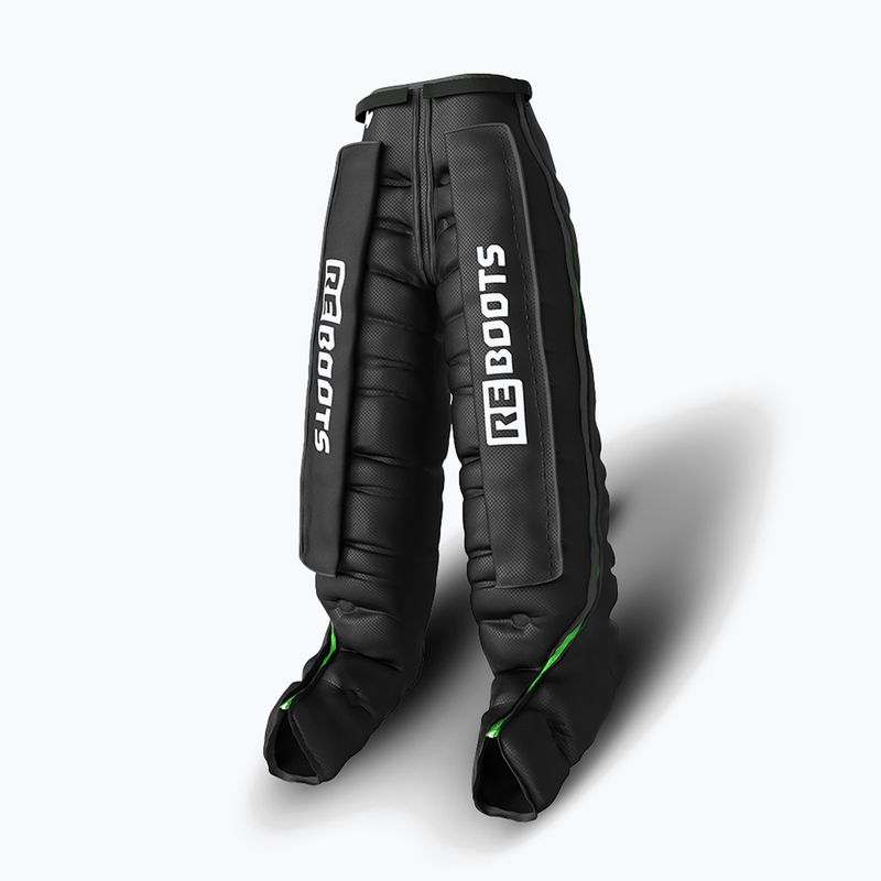 Manschetten für die Lymphdrainage REBOOTS Go Lite Recovery Pants 2.0 2025 Edition black/white/green 2