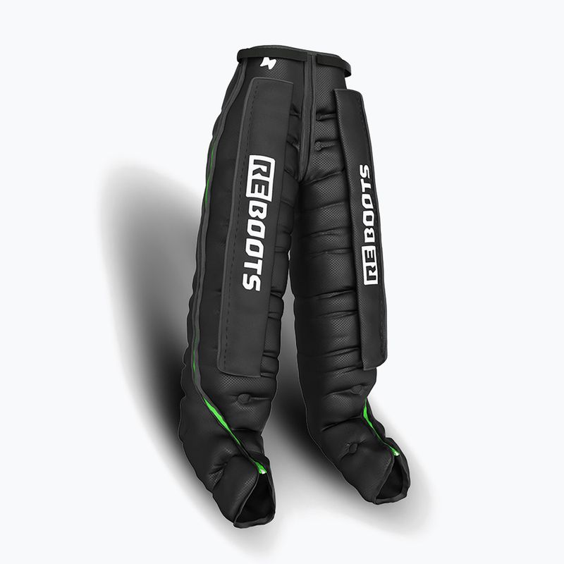Manschetten für die Lymphdrainage REBOOTS Go Lite Recovery Pants 2.0 2025 Edition black/white/green 3