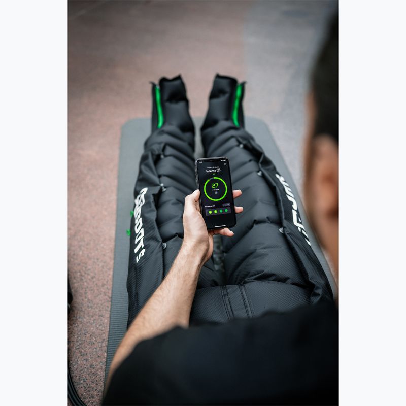 Manschetten für die Lymphdrainage REBOOTS Go Lite Recovery Pants 2.0 2025 Edition black/white/green 12