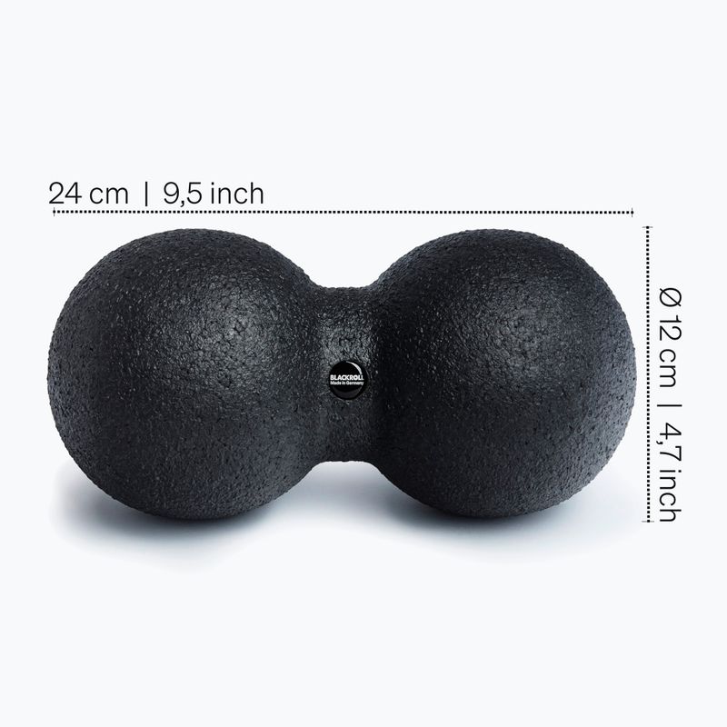 Massageball BLACKROLL Duoball A000499 black 2