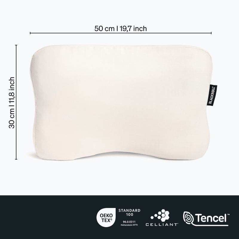 Kopfkissenbezug BLACKROLL Premium Comfort Pillow off white 3