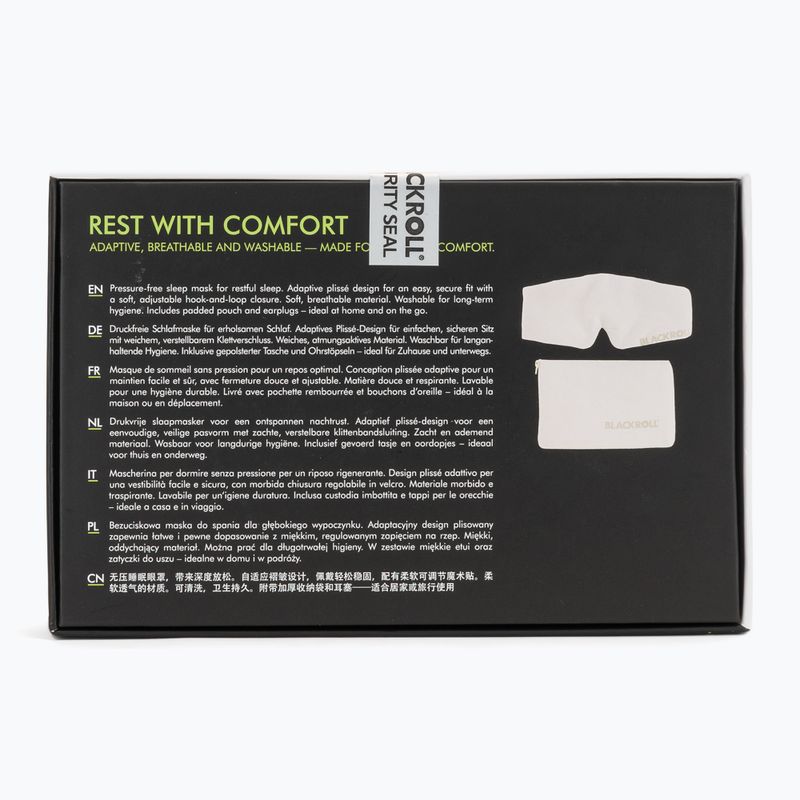 Augenmaske BLACKROLL Premium Comfort Sleep off white 4