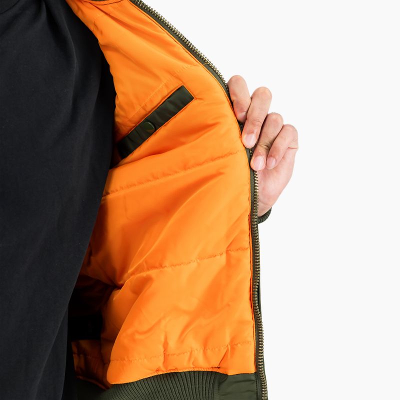 Alpha Industries MA-1 VF 59 Vintage Fit Bomber dunkelgrün Herrenjacke 5