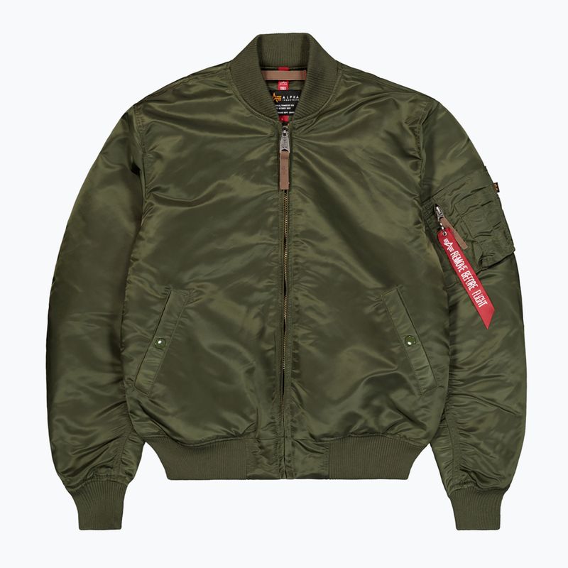 Alpha Industries MA-1 VF 59 Vintage Fit Bomber dunkelgrün Herrenjacke 6
