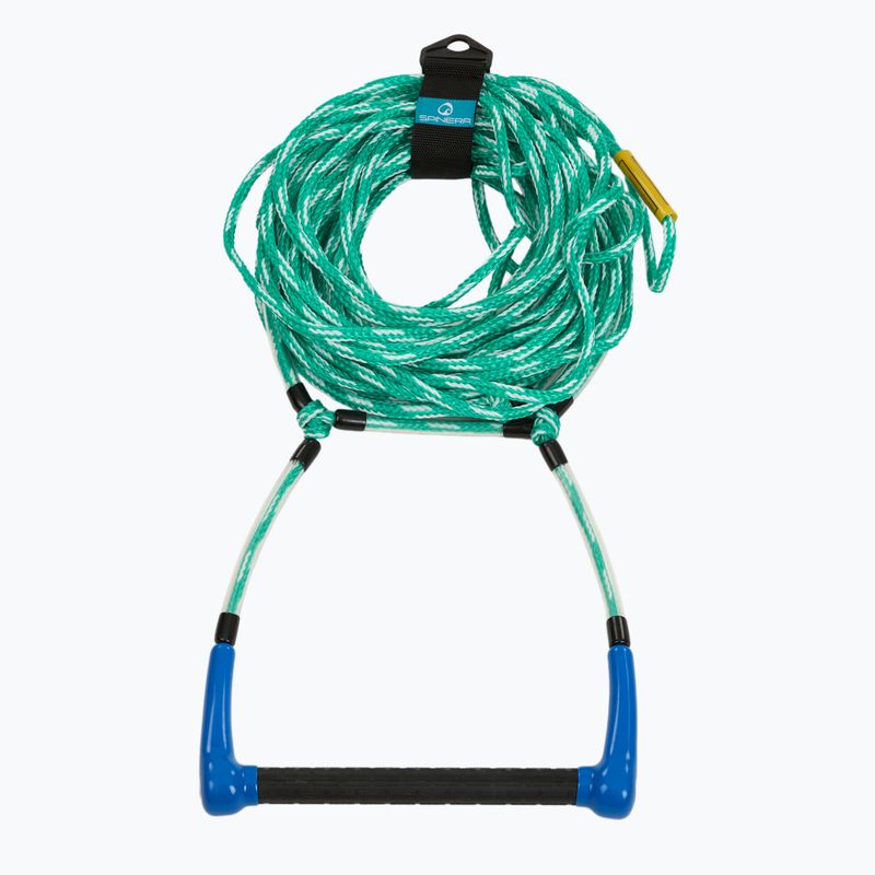SPINER Schleppseil Monoski Trainer Rope grün/blau