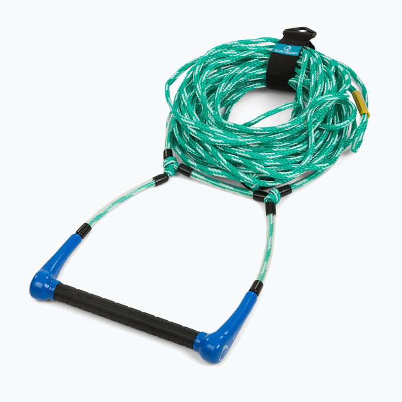 SPINER Schleppseil Monoski Trainer Rope grün/blau 2