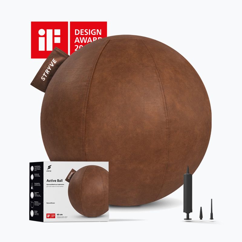 Gymnastikball STRYVE Active 70 cm natural brown 2
