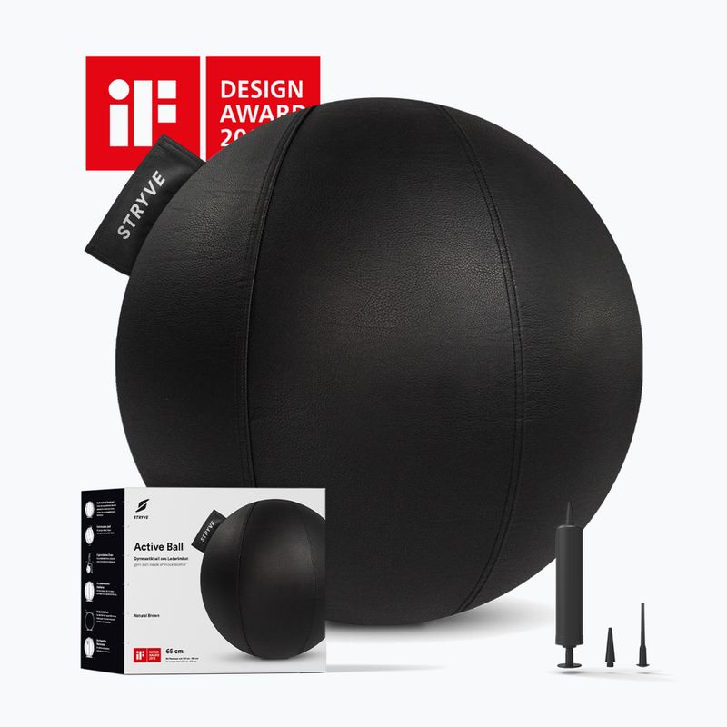 Gymnastikball STRYVE Active 65 cm black 4