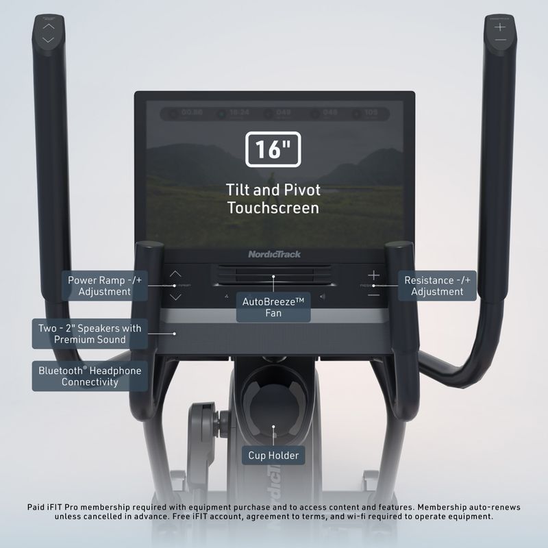 Ellipsentrainer NordicTrack Airglide 16 black 5