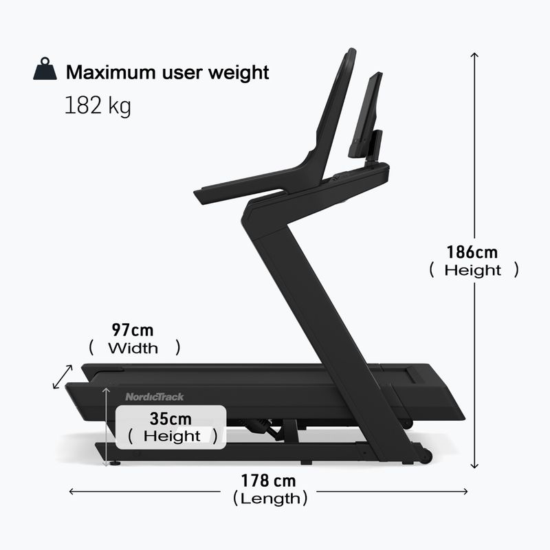 Elektrisches Laufband NordicTrack X16 black 6