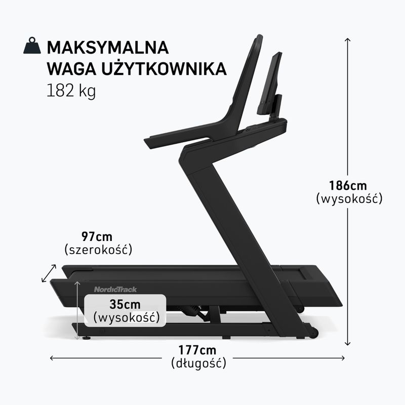 Elektrisches Laufband NordicTrack X24 black 4