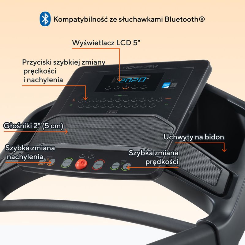 Elektrisches Laufband ProForm Carbon TL black 4