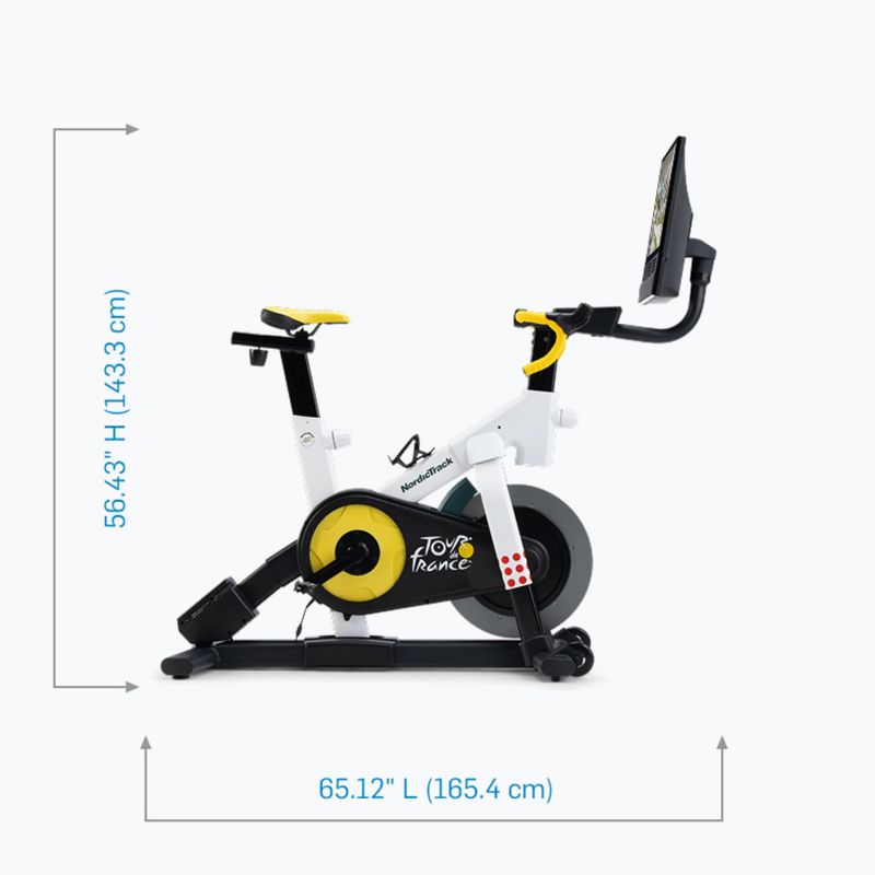Spinningbike NordicTrack Tour de France black/white/yellow 9