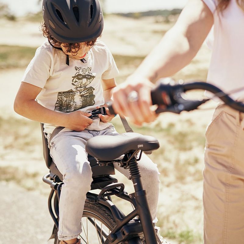 Urban Iki Junior Tastensperre Fahrradsitz schwarz/schwarz 8