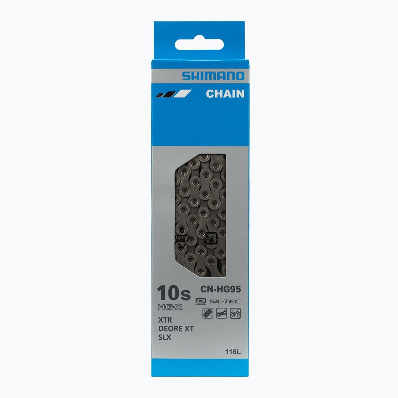 Shimano Fahrradkette CN-HG95 + Pin 10rz 116 Glieder