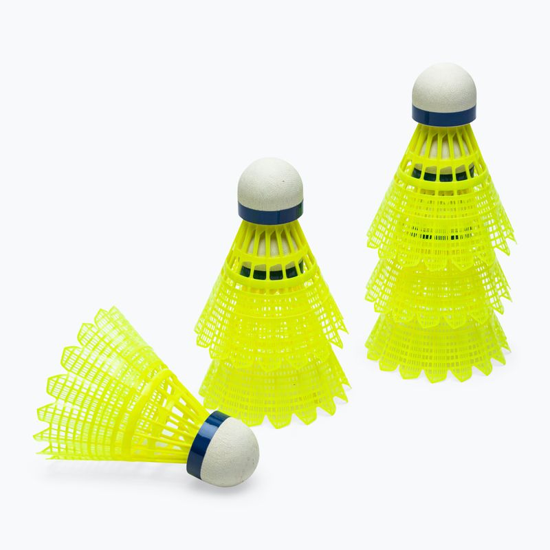 YONEX Badminton Federbälle Mavis 2000 Y mid 6 Stück gelb 2
