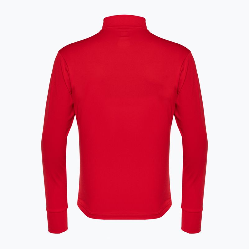 Herren-Ski-Sweatshirt Descente Descente 1/4 Zip 85 rot DWMUGB28 2