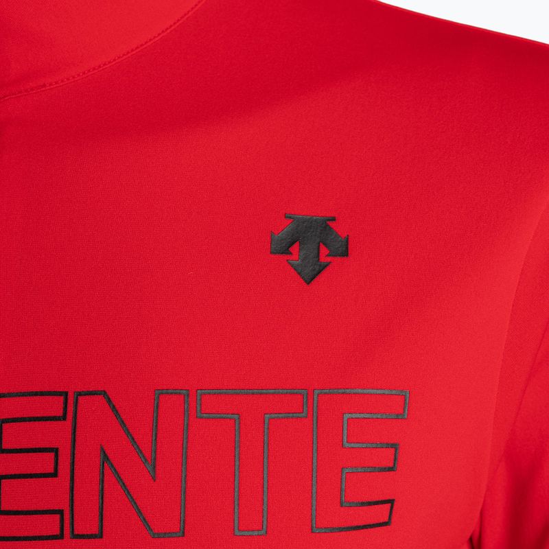 Herren-Ski-Sweatshirt Descente Descente 1/4 Zip 85 rot DWMUGB28 4