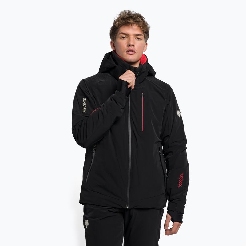 Skijacke Herren Descente Reign 93 schwarz DWMUGK24