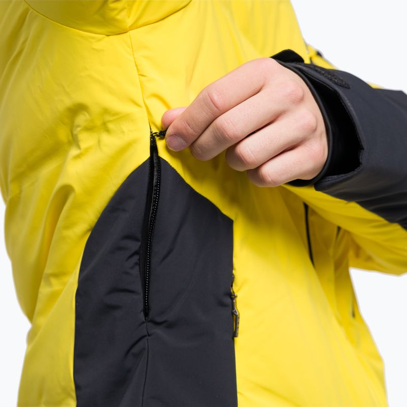Skijacke Herren Descente Mateo 1 gelb DWMUGK25 10