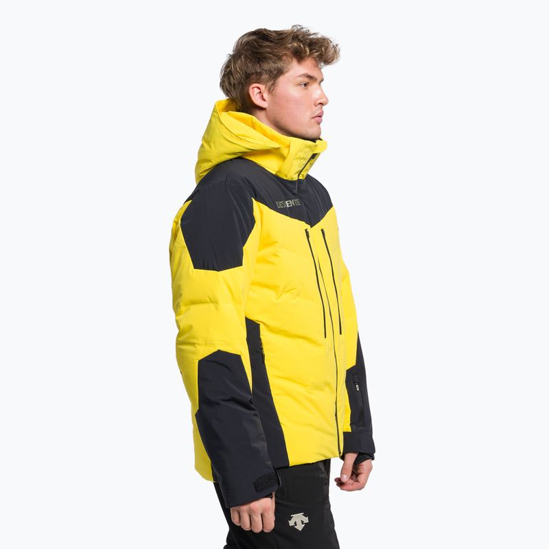 Skijacke Herren Descente Mateo 1 gelb DWMUGK25 3