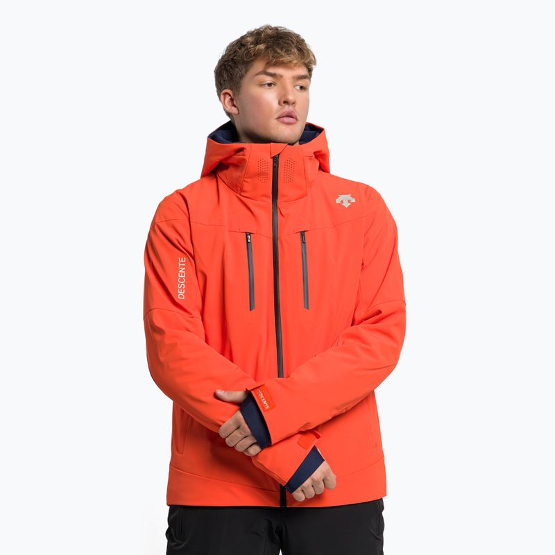 Skijacke Herren Descente Josh 3 orange DWMUGK26