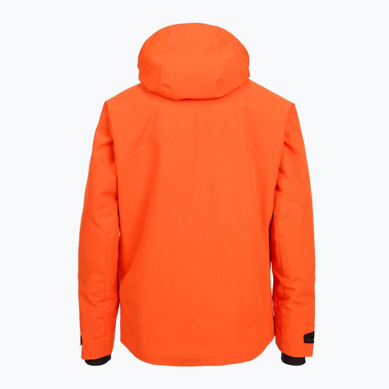 Herren-Skijacke Descente Angular Line mandarin orange 2