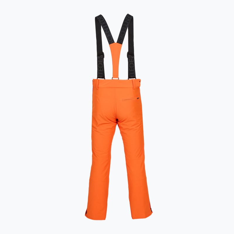 Herren-Skihose Descente Smooth mandarin orange 2